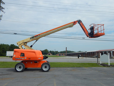 2021 JLG 660SJ TELESCOPIC BOOM LIFT AERIAL LIFT WITH JIB ARM 66' REACH DIESEL 4WD 953 HOURS STOCK # BF9791189-BUF - United Lift LLC