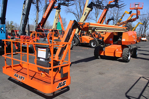 2020 JLG 660SJ TELESCOPIC BOOM LIFT AERIAL LIFT WITH JIB ARM 66' REACH DIESEL 4WD 1405 HOURS STOCK # BF9598739-NLE - United Lift LLC