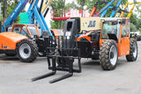 2015 JLG G9-43A 9000 LB DIESEL TELESCOPIC FORKLIFT TELEHANDLER PNEUMATIC 4WD AUXILIARY HYDRAULICS HEAETD CAB 2951 HOURS STOCK # BF9589719-NLE - United Lift LLC