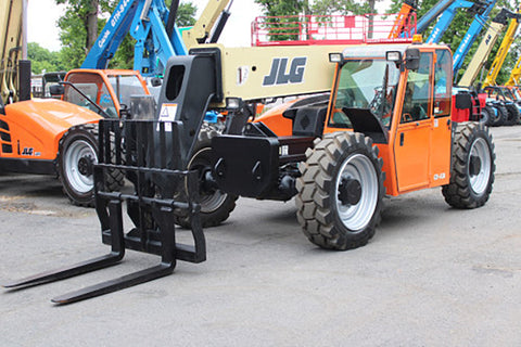 2015 JLG G9-43A 9000 LB DIESEL TELESCOPIC FORKLIFT TELEHANDLER PNEUMATIC 4WD AUXILIARY HYDRAULICS HEAETD CAB 2951 HOURS STOCK # BF9589719-NLE - United Lift LLC