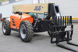 2015 JLG G9-43A 9000 LB DIESEL TELESCOPIC FORKLIFT TELEHANDLER PNEUMATIC 4WD AUXILIARY HYDRAULICS HEAETD CAB 2951 HOURS STOCK # BF9589719-NLE - United Lift LLC
