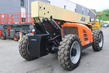 2015 JLG G9-43A 9000 LB DIESEL TELESCOPIC FORKLIFT TELEHANDLER PNEUMATIC 4WD AUXILIARY HYDRAULICS HEAETD CAB 2951 HOURS STOCK # BF9589719-NLE - United Lift LLC