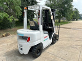 2014 NISSAN/UNICARRIERS FHD25 5000 LB DIESEL FORKLIFT PNEUMATIC 85/189" 3 STAGE MAST SIDE SHIFTER 5087 HOURS STOCK # BF9175139-TXB