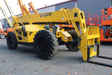 2019 PETTIBONE T944X 9000 LB DIESEL TELESCOPIC FORKLIFT TELEHANDLER PNEUMATIC SIDE TILT CARRIAGE AUXILIARY HYDRAULICS 3023 HOURS STOCK # BF9825159-NLE - United Lift LLC