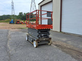 2016 SKYJACK SJ4632 SCISSOR LIFT 32' REACH ELECTRIC SMOOTH CUSHION TIRES 319 HOURS STOCK # BF959149-NCWIB