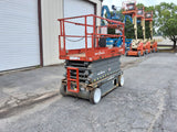 2016 SKYJACK SJ4632 SCISSOR LIFT 32' REACH ELECTRIC SMOOTH CUSHION TIRES 319 HOURS STOCK # BF959149-NCWIB