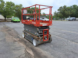 2016 SKYJACK SJ4632 SCISSOR LIFT 32' REACH ELECTRIC SMOOTH CUSHION TIRES 319 HOURS STOCK # BF959149-NCWIB