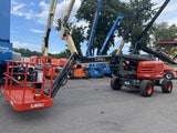 2014 SKYJACK SJ63AJ ARTICULATING BOOM LIFT AERIAL LIFT WITH JIB ARM 63' REACH DIESEL 4WD 2790 HOURS STOCK # BF9398629-NLE - United Lift LLC