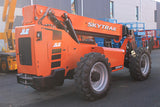 2019 JLG SKYTRAK 10054 10000 LB DIESEL TELESCOPIC FORKLIFT TELEHANDLER PNEUMATIC 4WD OUTRIGGERS ENCLOSED CAB WITH HEAT 2764 HOURS STOCK # BF9897569-NLE - United Lift LLC