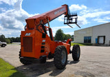 2016 SKYTRAK 6042 6000 LB DIESEL TELESCOPIC FORKLIFT TELEHANDLER PNEUMATIC 4WD OPEN CAB 2691 HOURS STOCK # BF9408579-WIB - United Lift LLC