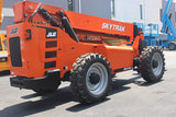 2016 SKYTRAK 8042 8000 LB DIESEL TELESCOPIC FORKLIFT TELEHANDLER PNEUMATIC 4WD 2375 ENCLOSED HEATED CAB HOURS STOCK # BF9629779-NLE - United Lift LLC