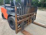 2019 TOYOTA 8FD45U 10000 LB DIESEL FORKLIFT PNEUMATIC 101/218" 3 STAGE MAST SIDE SHIFTER 5566 HOURS STOCK # BF9185159-RIL2