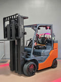 2022 TOYOTA 8FGC35U-BCS 8000 LB LP GAS FORKLIFT CUSHION 91/199" 3 STAGE SIDE SHIFTER 3493 HOURS MAST STOCK # BF9195139-RIL