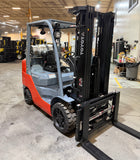 2022 TOYOTA 8FGCU30 6000 LB LP GAS FORKLIFT CUSHION 94/198" 3 STAGE MAST SIDE SHIFTER 864 HOURS STOCK # BF9132729-BUF - United Lift LLC