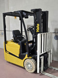 2016 YALE ERP025VCE24TE078 2500 LB 78/169" 3 STAGE MAST ELECTRIC FORKLIFT CUSHION SIDE SHIFTER 700 HOURS STOCK # BF979189-RIL