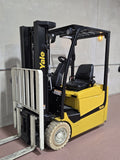 2016 YALE ERP025VCE24TE078 2500 LB 78/169" 3 STAGE MAST ELECTRIC FORKLIFT CUSHION SIDE SHIFTER 700 HOURS STOCK # BF979189-RIL