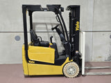 2016 YALE ERP025VCE24TE078 2500 LB 78/169" 3 STAGE MAST ELECTRIC FORKLIFT CUSHION SIDE SHIFTER 700 HOURS STOCK # BF979189-RIL