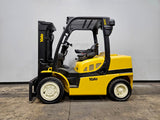 2021 YALE GDP080VXN 8000 LB DIESEL FORKLIFT PNEUMATIC 85/121" 2 STAGE CLEAR VIEW MAST SIDE SHIFTER STOCK # BF9137239-ILE