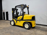 2021 YALE GDP080VXN 8000 LB DIESEL FORKLIFT PNEUMATIC 85/121" 2 STAGE CLEAR VIEW MAST SIDE SHIFTER STOCK # BF9137239-ILE