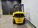 2021 YALE GDP080VXN 8000 LB DIESEL FORKLIFT PNEUMATIC 85/121" 2 STAGE CLEAR VIEW MAST SIDE SHIFTER STOCK # BF9137239-ILE
