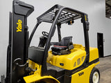 2021 YALE GDP080VXN 8000 LB DIESEL FORKLIFT PNEUMATIC 85/121" 2 STAGE CLEAR VIEW MAST SIDE SHIFTER STOCK # BF9137239-ILE
