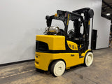 2019 YALE GLC155VX 15500 LB LP GAS FORKLIFT CUSHION 110/220 3 STAGE MAST SIDE SHIFTER STOCK # BF9217329-ILE