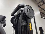 2019 YALE GLC155VX 15500 LB LP GAS FORKLIFT CUSHION 110/220 3 STAGE MAST SIDE SHIFTER STOCK # BF9217329-ILE