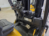 2013 YALE GLC155VX 15500 LB LP GAS FORKLIFT CUSHION 88/149" 3 STAGE MAST SIDE SHIFTING FORK POSITIONER 2782 HOURS STOCK # BF9251879-ILES
