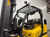 2019 YALE GLC155VX 15500 LB LP GAS FORKLIFT CUSHION 110/220 3 STAGE MAST SIDE SHIFTER STOCK # BF9217329-ILE