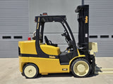 2019 YALE GLC155VXN 15500 LB LP GAS FORKLIFT CUSHION 107/133" 2 STAGE MAST SIDE SHIFTING FORK POSITIONER STOCK # BF9331389-RIL