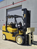 2019 YALE GLC155VXN 15500 LB LP GAS FORKLIFT CUSHION 107/133" 2 STAGE MAST SIDE SHIFTING FORK POSITIONER STOCK # BF9331389-RIL