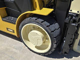 2019 YALE GLC155VXN 15500 LB LP GAS FORKLIFT CUSHION 107/133" 2 STAGE MAST SIDE SHIFTING FORK POSITIONER STOCK # BF9331389-RIL