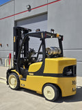 2019 YALE GLC155VXN 15500 LB LP GAS FORKLIFT CUSHION 107/133" 2 STAGE MAST SIDE SHIFTING FORK POSITIONER STOCK # BF9331389-RIL