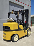 2019 YALE GLC155VXN 15500 LB LP GAS FORKLIFT CUSHION 107/133" 2 STAGE MAST SIDE SHIFTING FORK POSITIONER STOCK # BF9331389-RIL