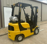 2016 YALE GLP040SVX 4000 LB LP GAS FORKLIFT PNEUMATIC 84/126" 2 STAGE MAST 3210 HOURS STOCK # BF9101389-ARB - United Lift LLC