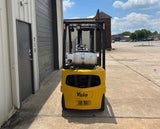 2015 YALE GLP040SVX 4000 LB LP GAS FORKLIFT PNEUMATIC 84/126" 2 STAGE MAST 8061 HOURS STOCK # BF991179-ARB - United Lift LLC