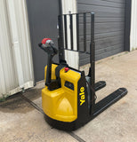 2016 YALE MPB045 4500 LB ELECTRIC WALKIE PALLET JACK CUSHION 2836 HOURS STOCK # BF936769-ARB - United Lift Equipment LLC