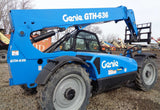 2018 GENIE GTH636 6000 LB DIESEL TELESCOPIC FORKLIFT TELEHANDLER ENCLOSED HEATED CAB w/AC 4WD 153 HOURS STOCK # BF9775129-VAOH - United Lift Equipment LLC