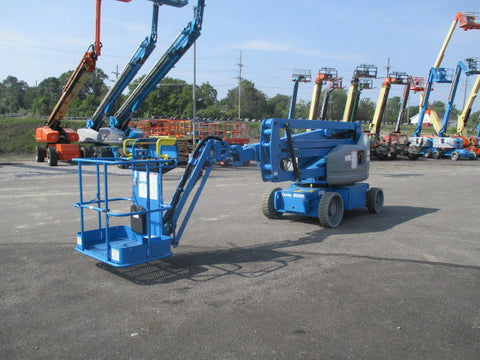 2018 GENIE Z40/23NRJ ARTICULATING BOOM LIFT AERIAL LIFT WITH JIB ARM 40' REACH ELECTRIC STOCK # BF9598739-CCOH - United Lift Used & New Forklift Telehandler Scissor Lift Boomlift