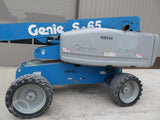 2004 GENIE S65 500 LBS DUAL FUEL 65 FT. PNEUMATIC TIRES 4586 HOURS TELESCOPIC BOOM LIFT STK# BF9234519-WIB - United Lift Used & New Forklift Telehandler Scissor Lift Boomlift