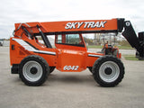 2012 SKYTRAK 6042 6000 LB DIESEL TELESCOPIC FORKLIFT TELEHANDLER PNEUMATIC 4WD ENCLOSED CAB 2215 HOURS STOCK # BF9462129-EEMI - United Lift Used & New Forklift Telehandler Scissor Lift Boomlift