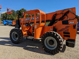 2013 SKYTRAK 6042 6000 LB DIESEL TELESCOPIC FORKLIFT TELEHANDLER PNEUMATIC 4WD AUXILIARY HYDRAULICS 2208 HOURS STOCK # BF9595549-WIB - United Lift Equipment LLC