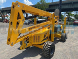 2015 BILJAX HAULOTTE 45XA TOWABLE BOOM LIFT 45' REACH DUAL FUEL PNEUMATIC TIRES 453 HOURS STOCK # BF9397569-NLEIA - United Lift Used & New Forklift Telehandler Scissor Lift Boomlift