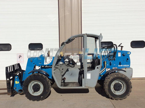 2012 GENIE GTH5519 5500 LB DIESEL TELESCOPIC FORKLIFT TELEHANDLER PNEUMATIC 1484 HOURS 4WD STOCK # BF9334519-NEIA - United Lift Used & New Forklift Telehandler Scissor Lift Boomlift