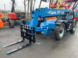 2018 GENIE GTH1056 10000 LB DIESEL TELESCOPIC FORKLIFT TELEHANDLER PNEUMATIC 4WD OUTRIGGERS OPEN CAB 2753 HOURS STOCK # BF91178499-NLPA - United Lift Equipment LLC