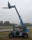 2013 GENIE GTH5519 5500 LB DIESEL TELESCOPIC FORKLIFT TELEHANDLER PNEUMATIC 4WD QUICK CHANGE MATERIAL BUCKET 2800 HOURS STOCK # BF9382189-LTIN - United Lift Equipment LLC