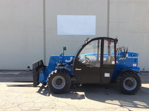 2019 GENIE GTH5519 5500 LB DIESEL TELESCOPIC FORKLIFT TELEHANDLER PNEUMATIC 4WD HEATED CAB BRAND NEW STOCK # BF9609949-AEND - United Lift Used & New Forklift Telehandler Scissor Lift Boomlift