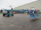 2008 GENIE S125 TELESCOPIC STRAIGHT BOOM LIFT AERIAL LIFT WITH JIB ARM 125' REACH DIESEL 4WD 4058 HOURS STOCK # BF9348549-WIB - United Lift Used & New Forklift Telehandler Scissor Lift Boomlift