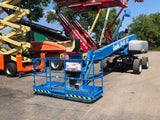 2019 GENIE S65XC TELESCOPIC STRAIGHT BOOM LIFT AERIAL LIFT WITH JIB ARM 65' REACH DIESEL 4WD 1269 HOURS STOCK # BF9897569-NLEQ - United Lift Equipment LLC