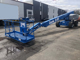2013 GENIE S85 TELESCOPIC STRAIGHT BOOM LIFT AERIAL LIFT WITH JIB ARM 85' REACH DIESEL 4WD 2735 HOURS # BF9698549-NLEQ - United Lift Equipment LLC